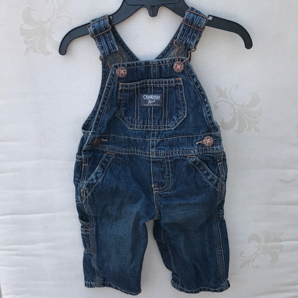 Oshkosh B’gosh Vintage Carpenter Jean Overalls 6M